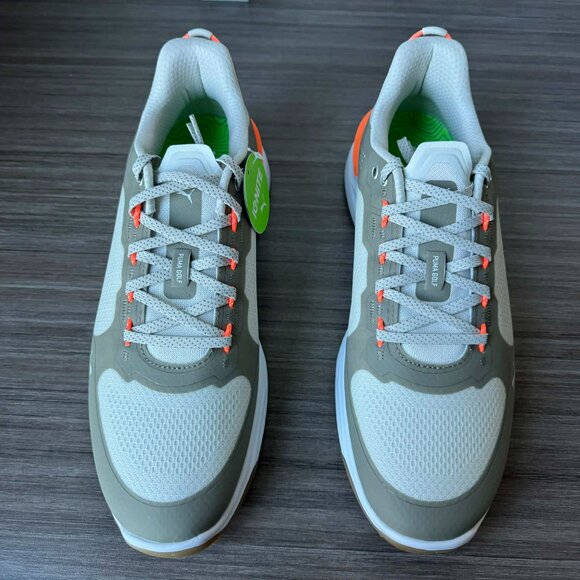 Puma IGNITE ELEVATE X Spikeless Golf Shoes MEN'S  $130 Sedate Gray / Velvet Moss - Picture 5 of 12